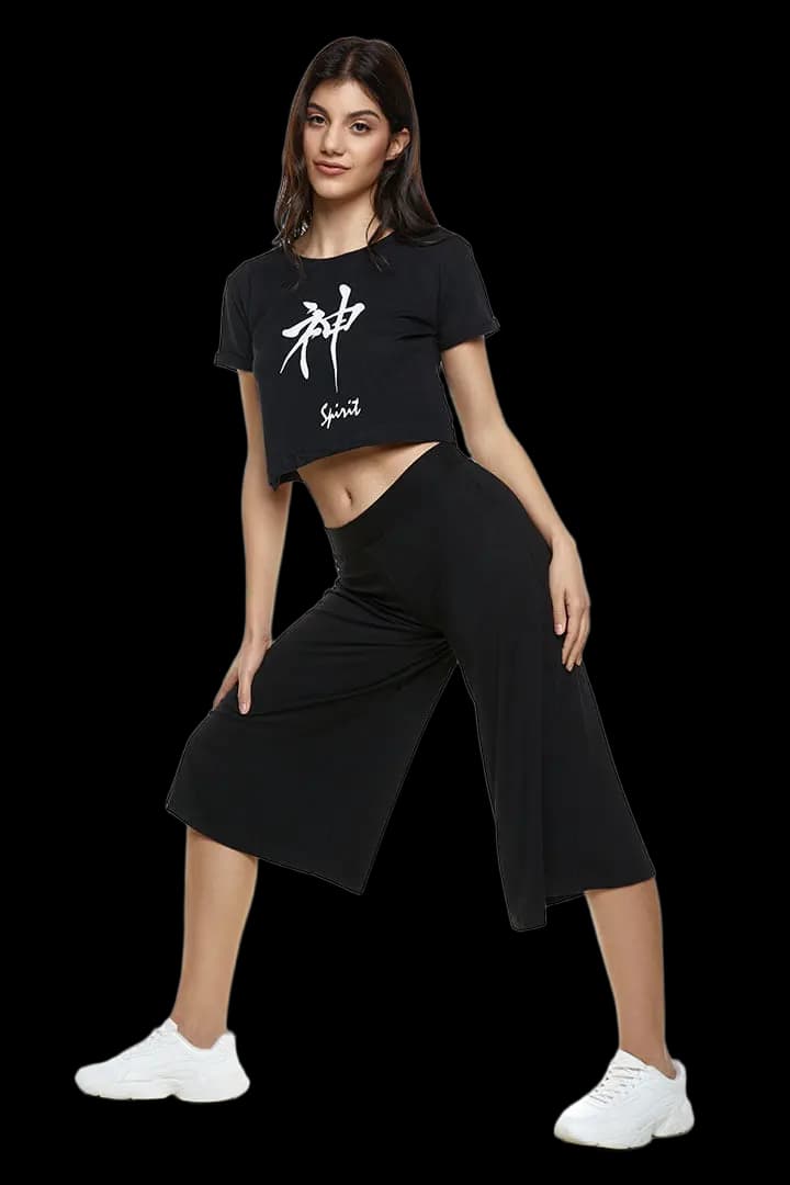 Μπλουζάκι μακό κοντό (CROP TOP) #1224 -  6