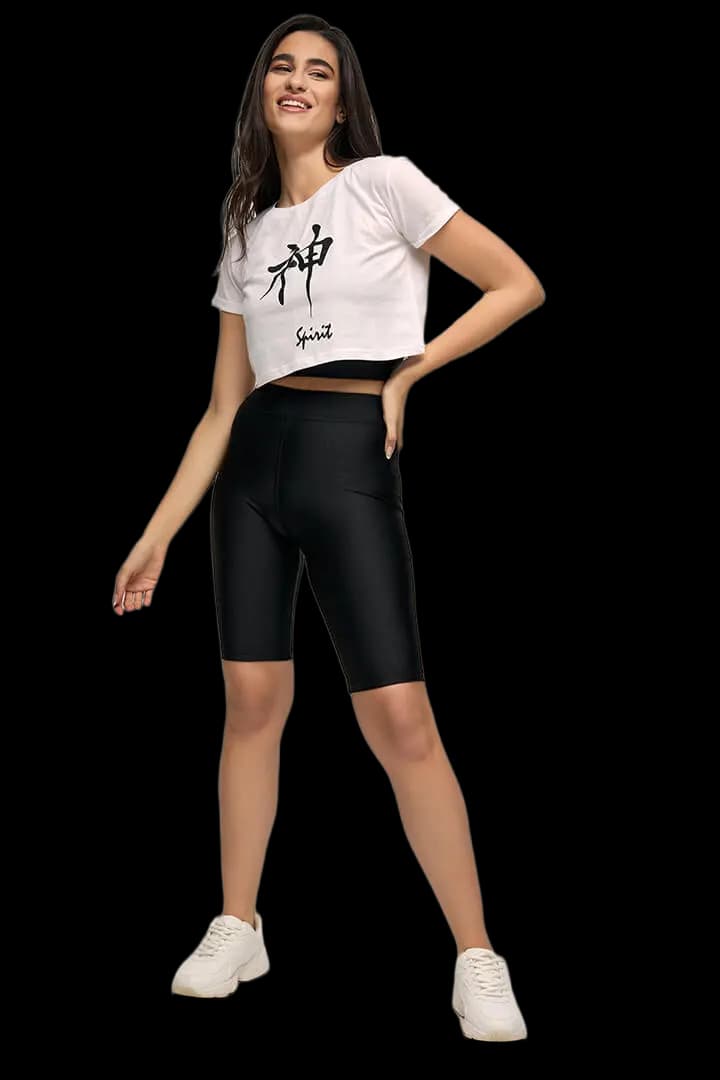 Μπλουζάκι μακό κοντό (CROP TOP) #1224 -  7