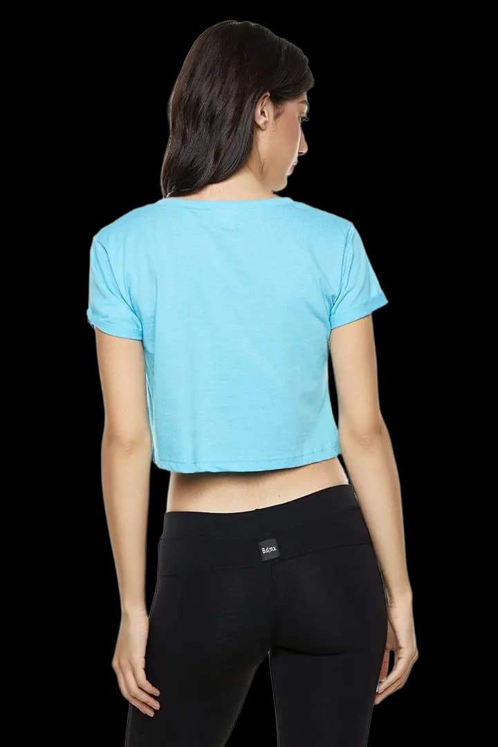 Μπλουζάκι μακό κοντό (CROP TOP) #1224 -  7