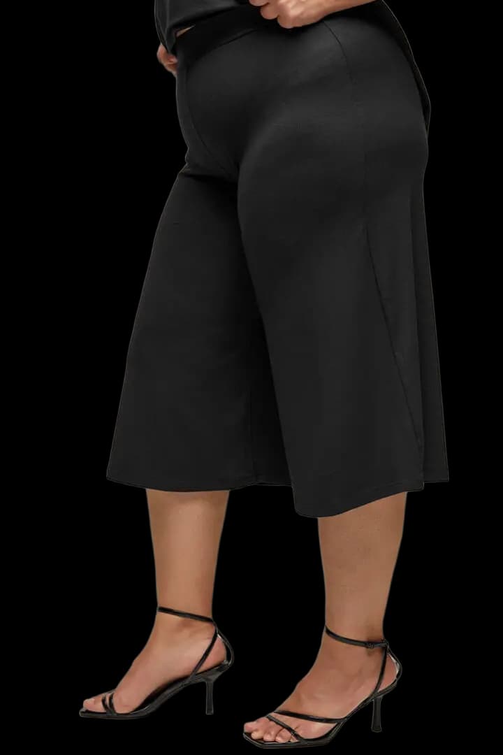 Ζιπ Κιλότ viscoze PLUS SIZE #1293 -  3