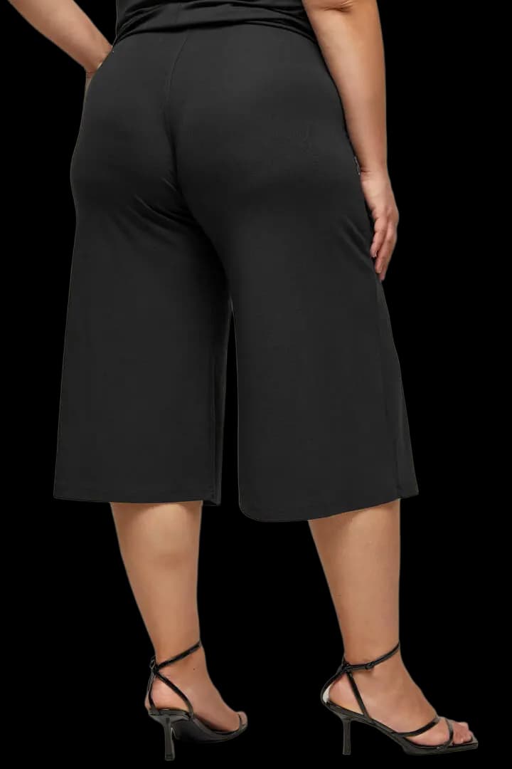 Ζιπ Κιλότ viscoze PLUS SIZE #1293 -  2