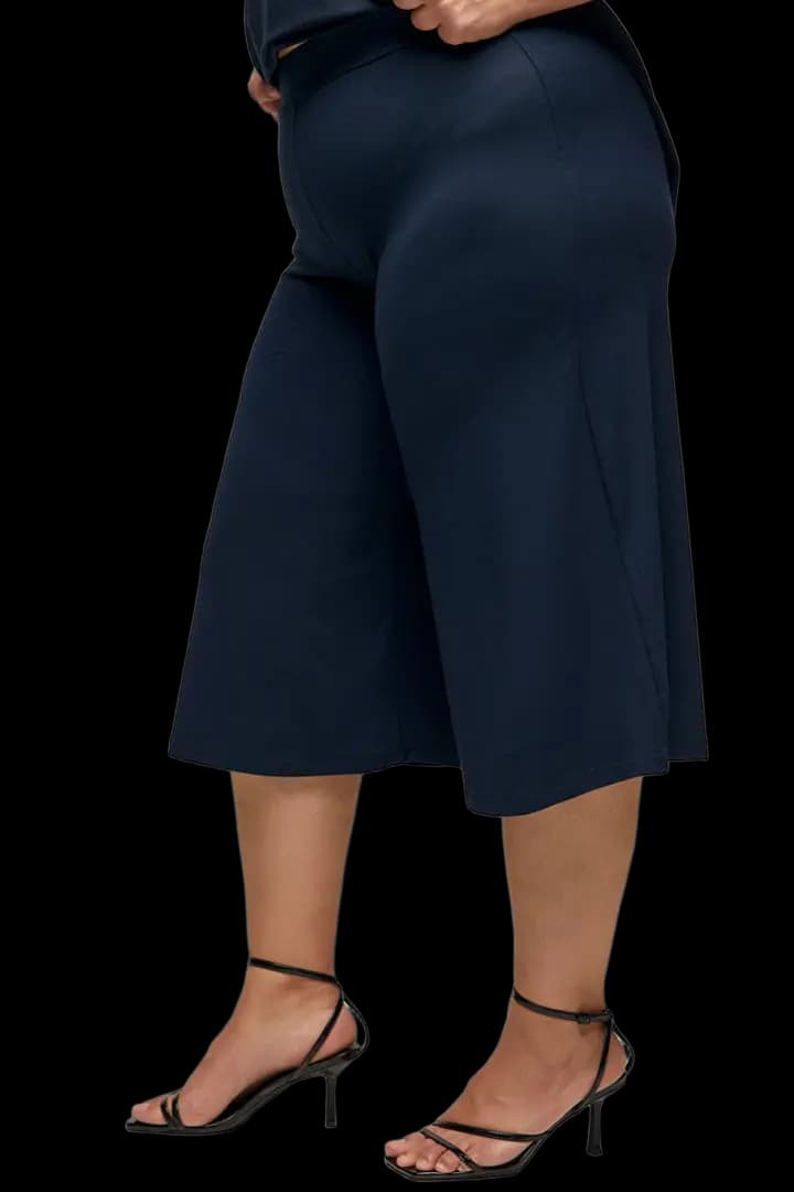 Ζιπ Κιλότ viscoze PLUS SIZE #1293 -  3