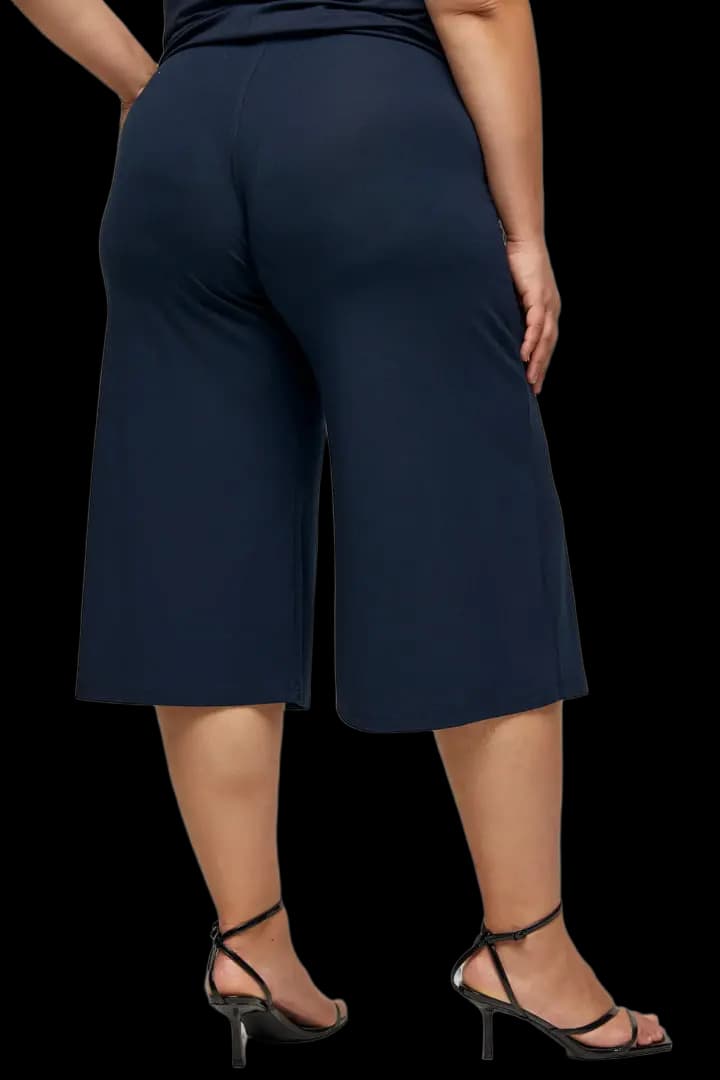 Ζιπ Κιλότ viscoze PLUS SIZE #1293 -  2