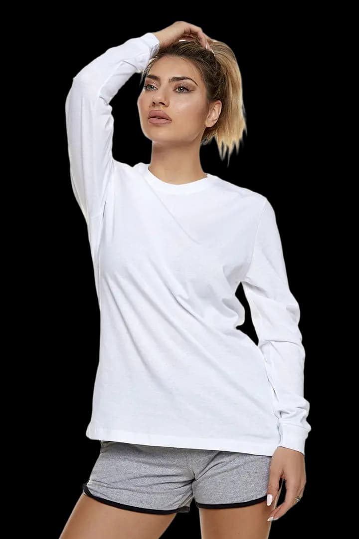 Μπλούζα UNISEX μακό #1349w - Λευκό