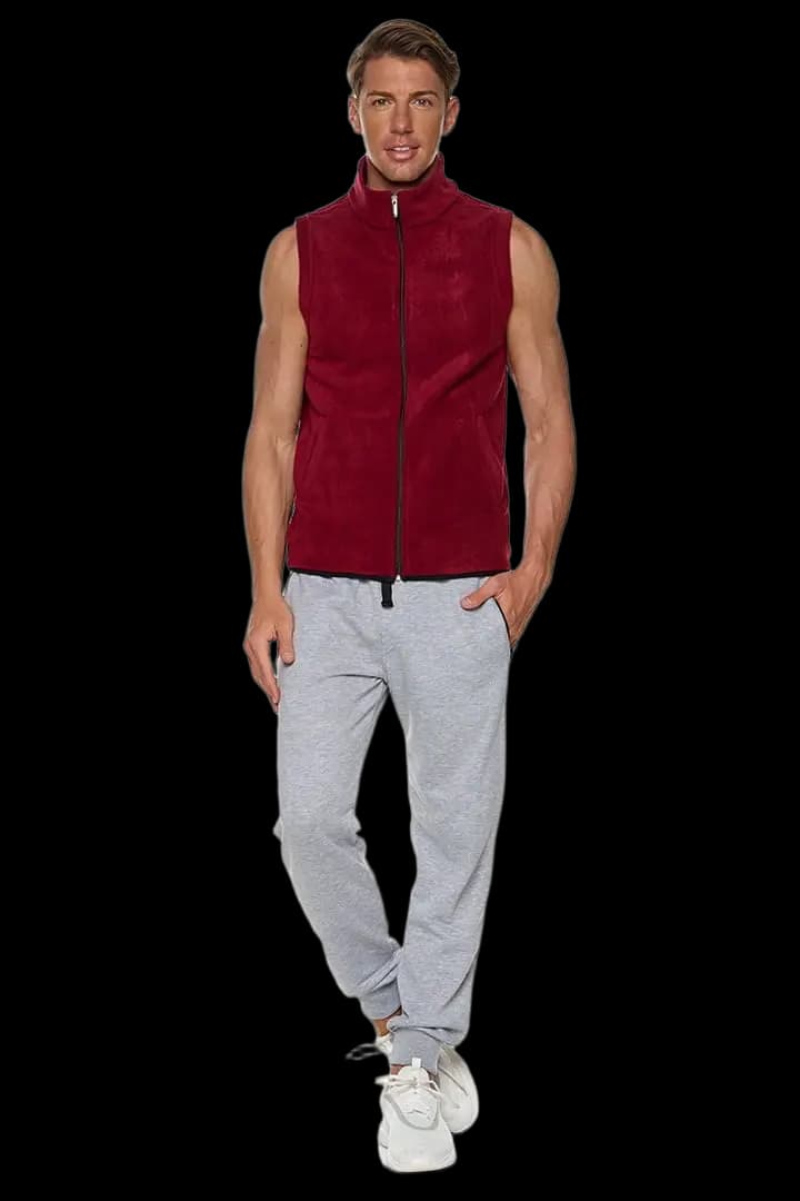 Γιλέκο fleece με γιακά και τσέπες #1364 -  6