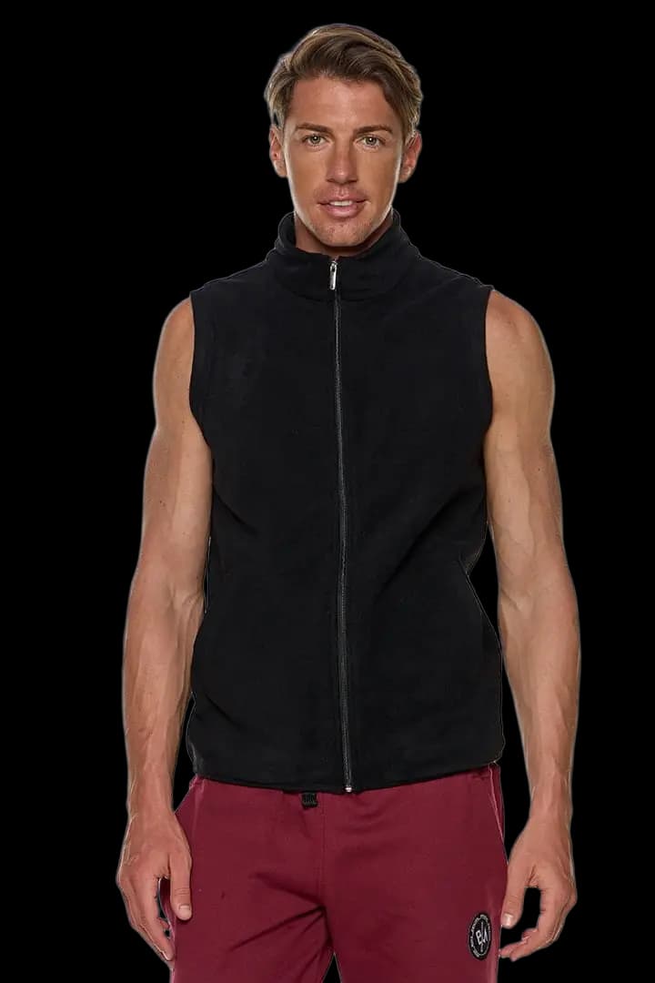 Γιλέκο fleece με γιακά και τσέπες #1364 -  8