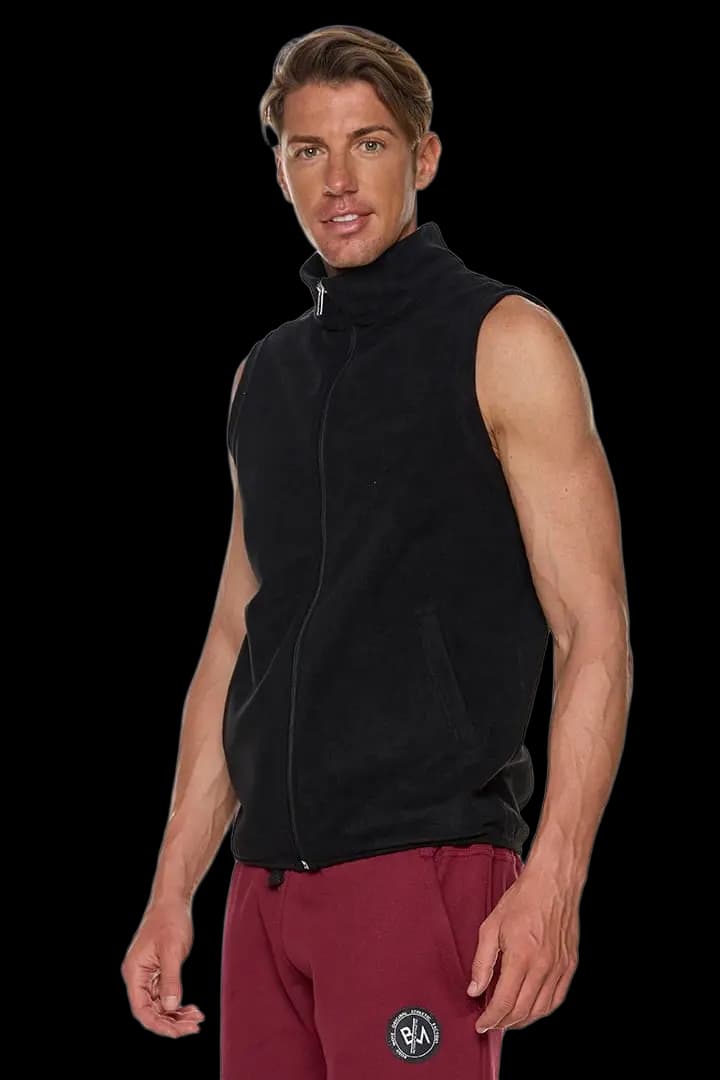 Γιλέκο fleece με γιακά και τσέπες #1364 -  6