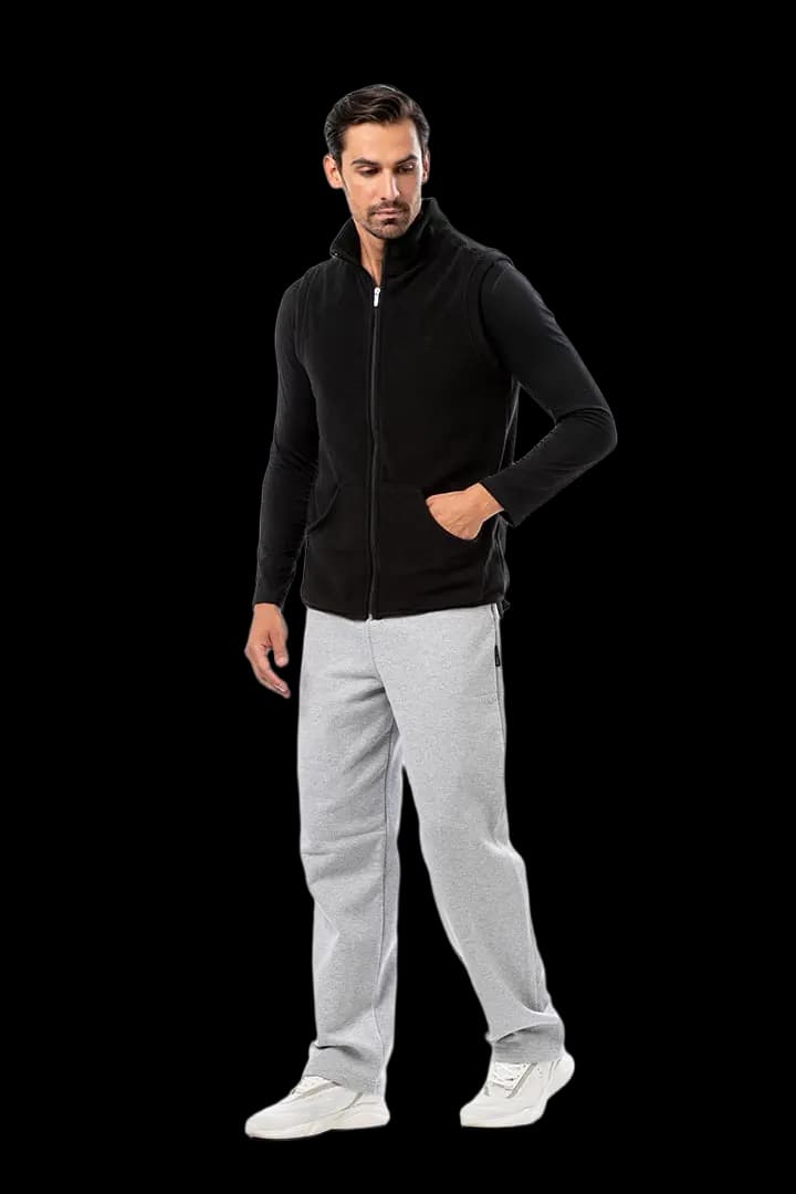 Γιλέκο fleece με γιακά και τσέπες #1364 -  9