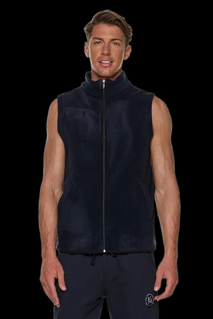 Γιλέκο fleece με γιακά και τσέπες #1364 -  6