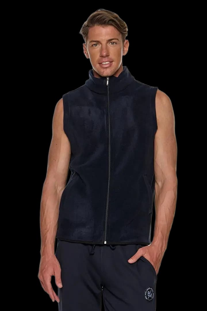 Γιλέκο fleece με γιακά και τσέπες #1364 -  5
