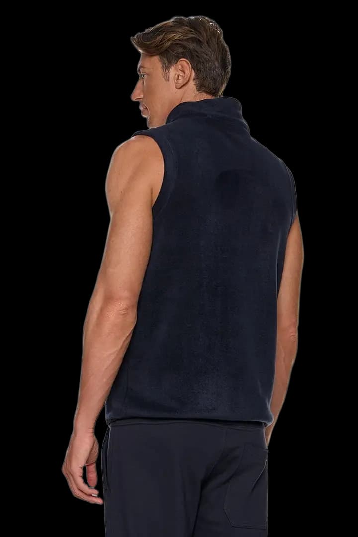 Γιλέκο fleece με γιακά και τσέπες #1364 -  2