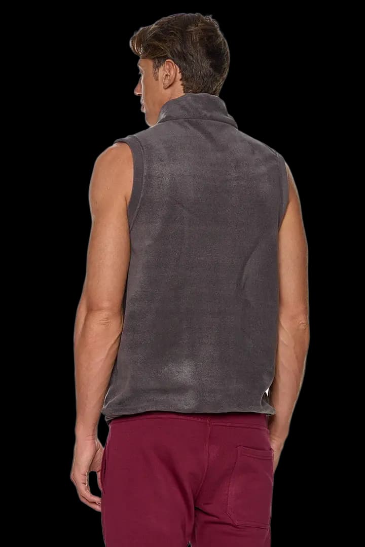 Γιλέκο fleece με γιακά και τσέπες #1364 -  6