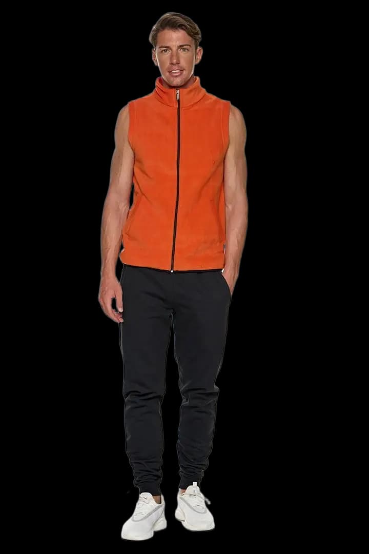 Γιλέκο fleece με γιακά και τσέπες #1364 -  3