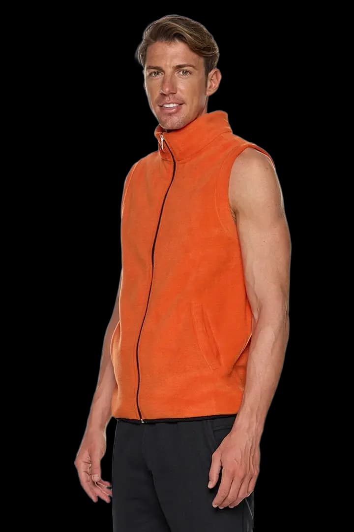 Γιλέκο fleece με γιακά και τσέπες #1364 -  6
