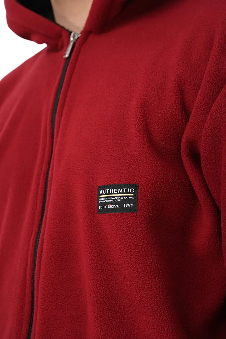 Ζακέτα fleece με κουκούλα #1375 -  4