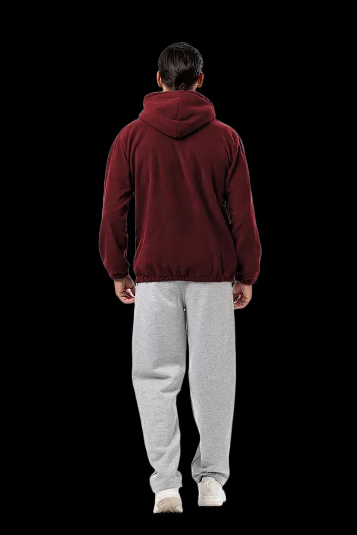 Ζακέτα fleece με κουκούλα #1375 -  2