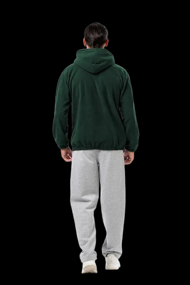 Ζακέτα fleece με κουκούλα #1375 -  2