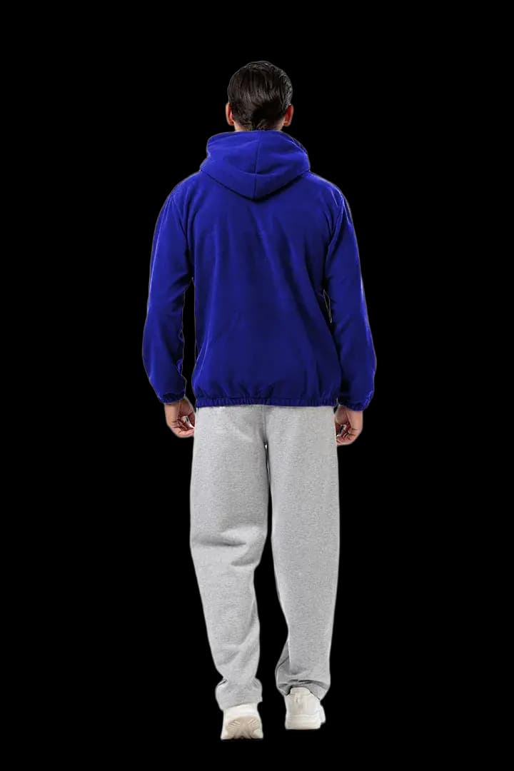 Ζακέτα fleece με κουκούλα #1375 -  2
