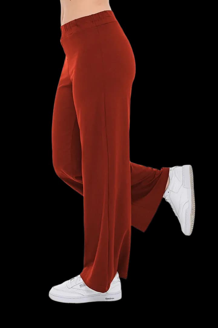 Παντελόνα viscose lycra ψιλή #1396 - Μπορντώ
