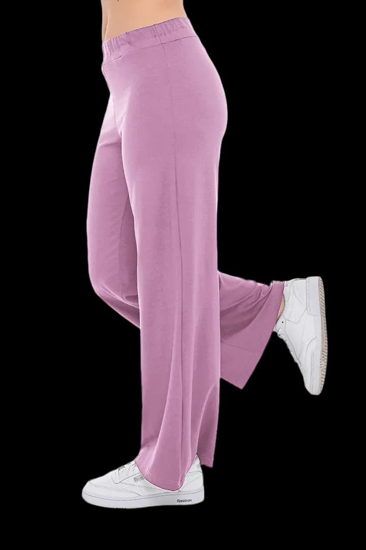 Παντελόνα viscose lycra ψιλή #1396 - Λιλά