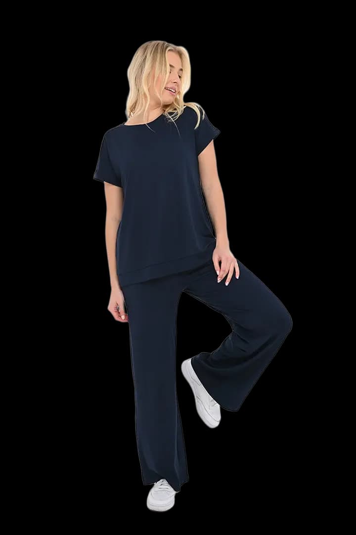 Παντελόνα viscose lycra ψιλή #1396 -  3