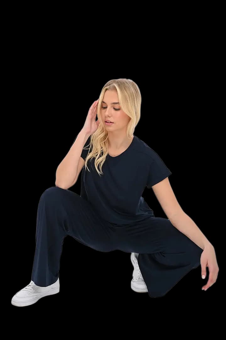 Παντελόνα viscose lycra ψιλή #1396 -  7