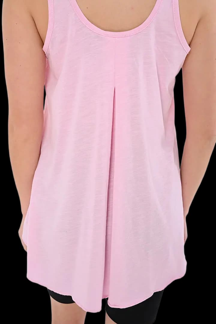 Μπλουζοφόρεμα φλάμα ράντα με κουφοπιέτα #1402 -  3