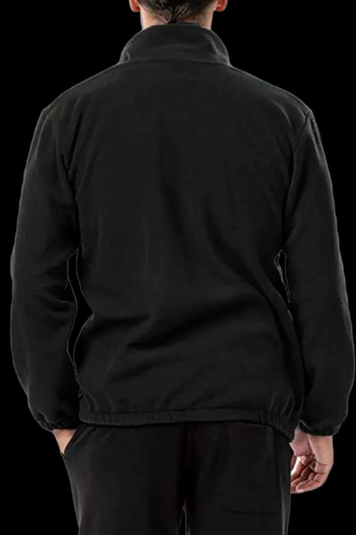 Ζακέτα fleece με γιακά υπερμέγεθος #1429 -  2