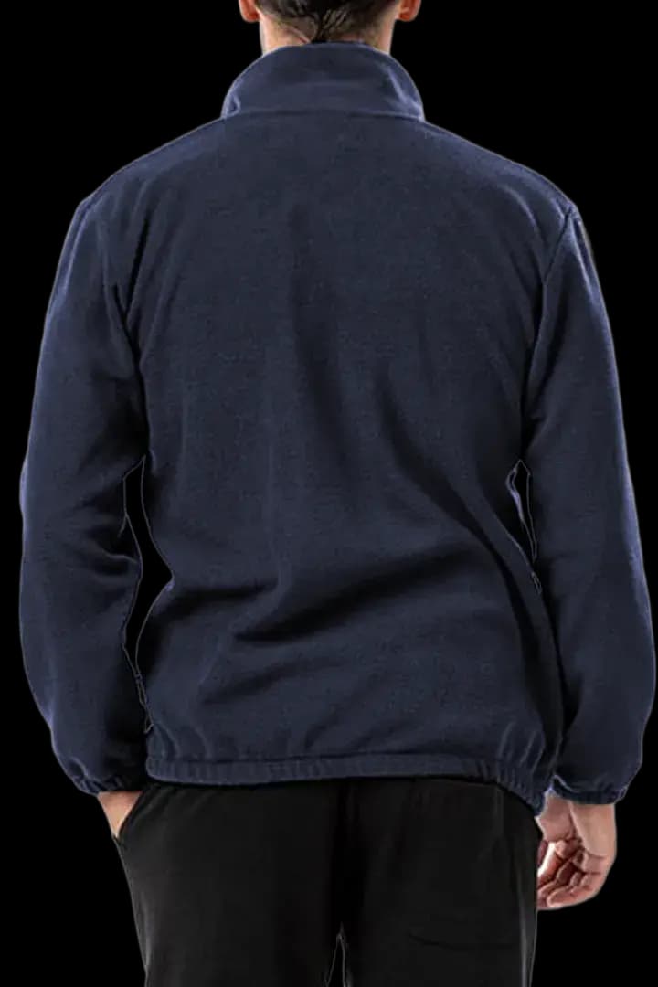 Ζακέτα fleece με γιακά υπερμέγεθος #1429 -  3