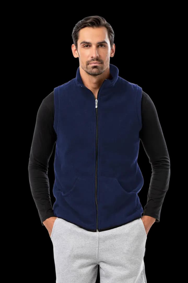 Γιλέκο fleece με γιακά υπερμέγεθος #1430 -  3