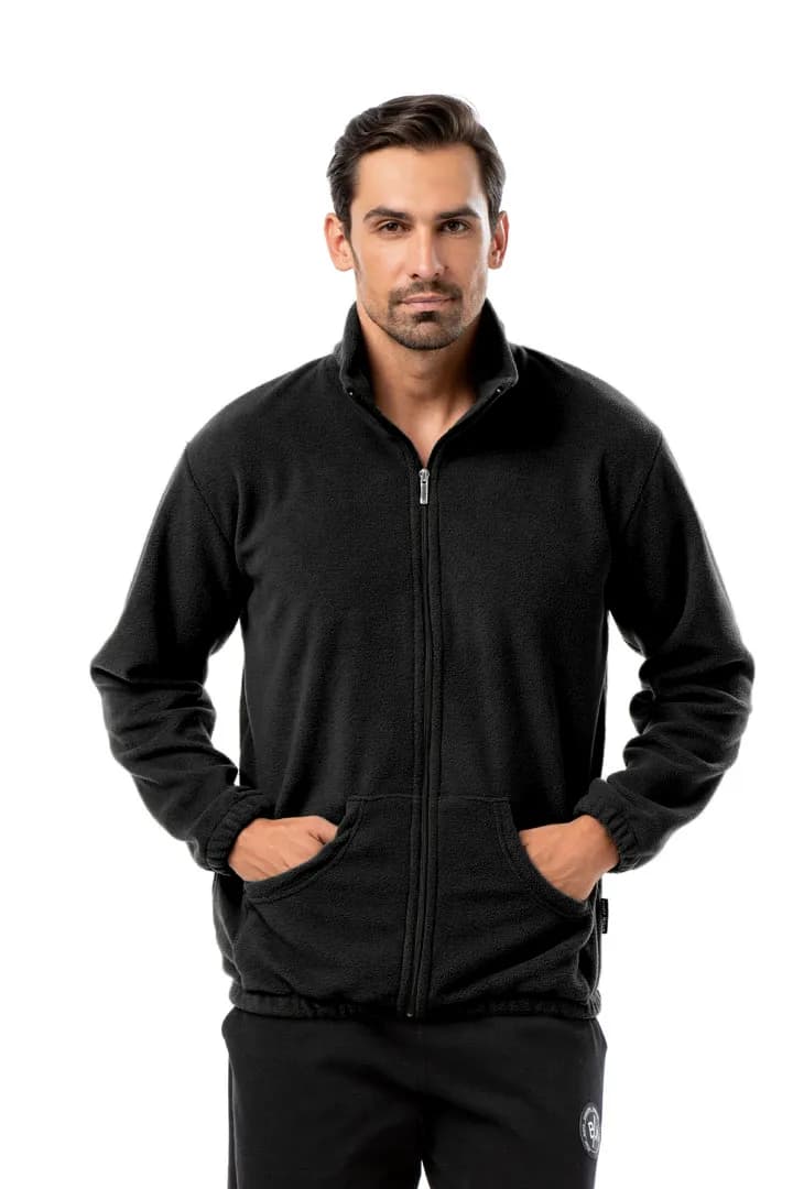 Ζακέτα fleece #575 - Μαύρο