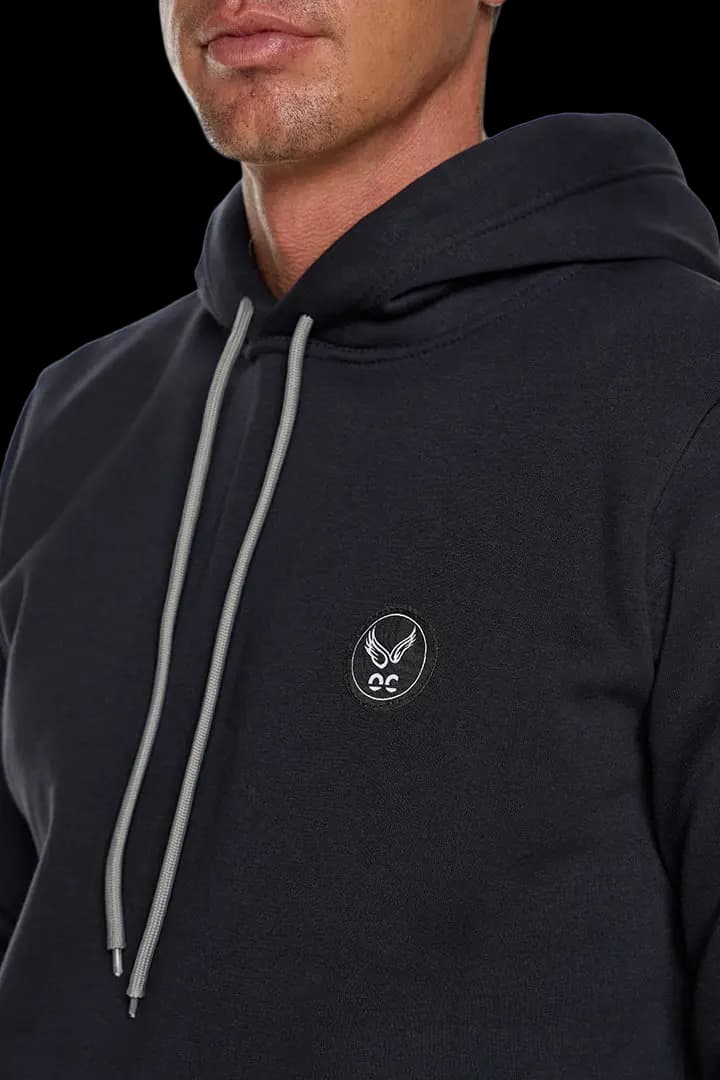 Ζακέτα UNISEX τρίκλωνη με κουκούλα #B002m -  5