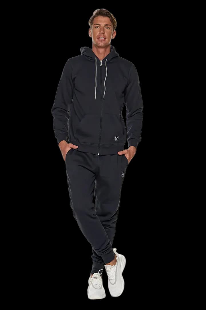 Ζακέτα UNISEX τρίκλωνη με κουκούλα #B002m -  7