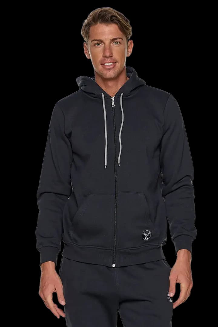Ζακέτα UNISEX τρίκλωνη με κουκούλα #B002m -  6