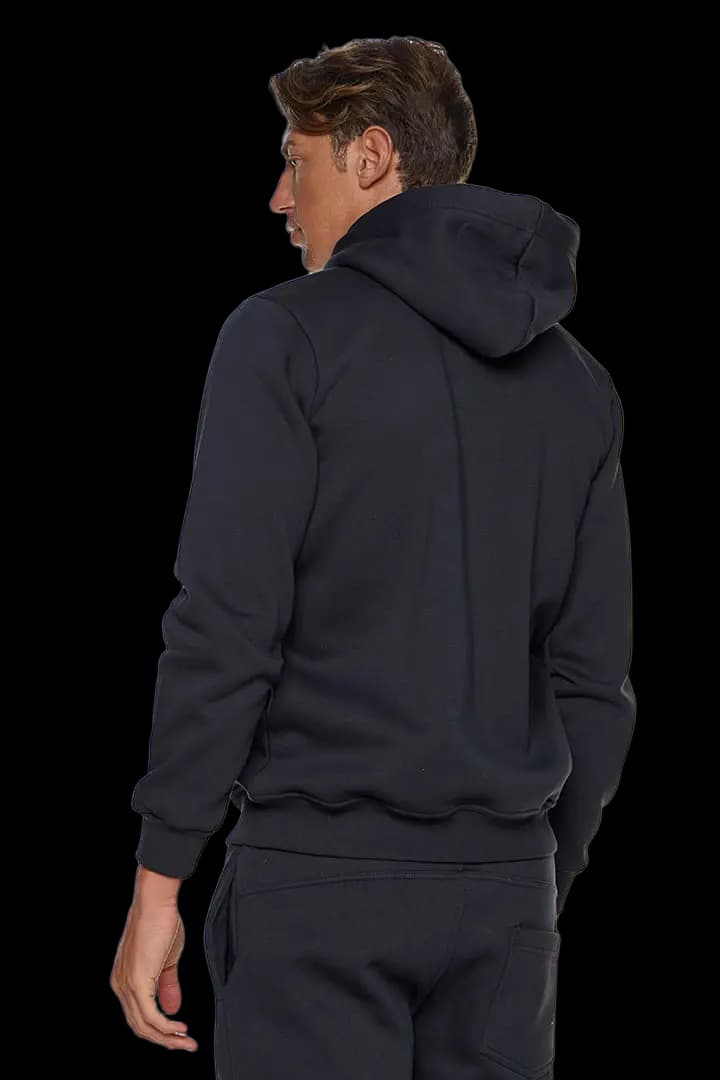 Ζακέτα UNISEX τρίκλωνη με κουκούλα #B002m -  2