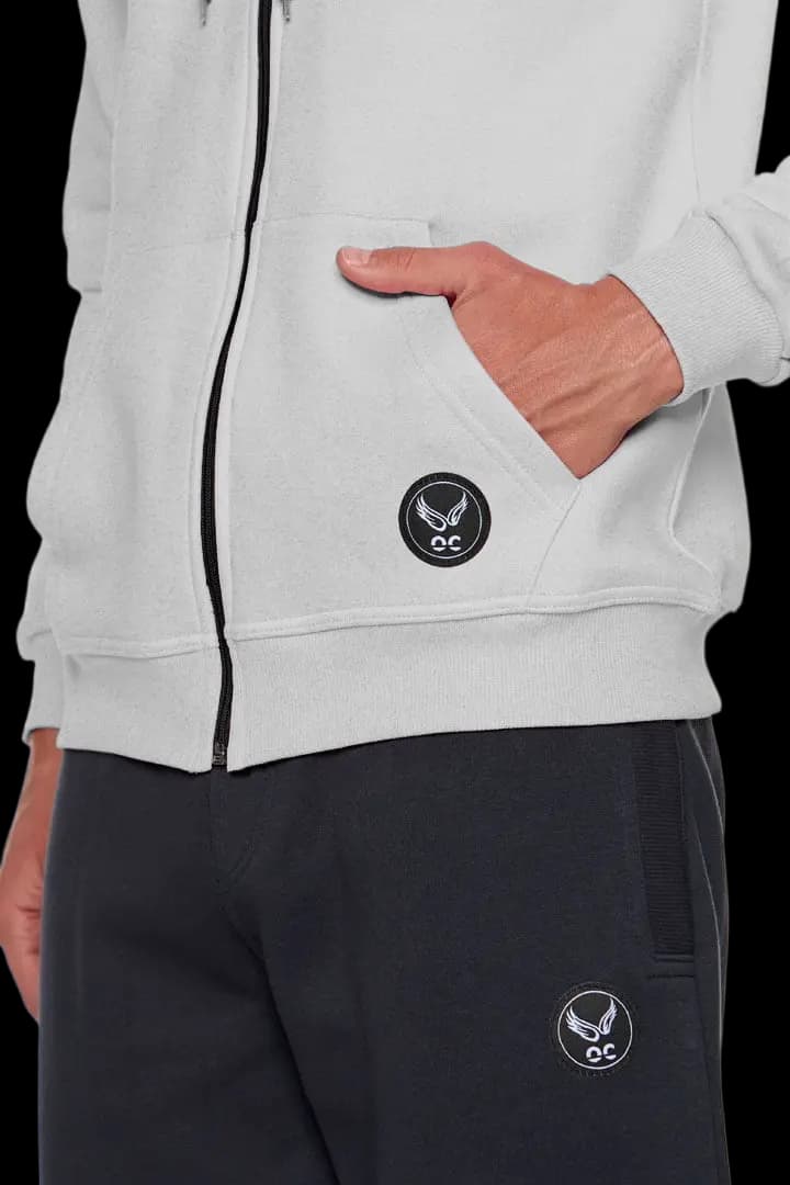Ζακέτα UNISEX τρίκλωνη με κουκούλα #B002m -  3