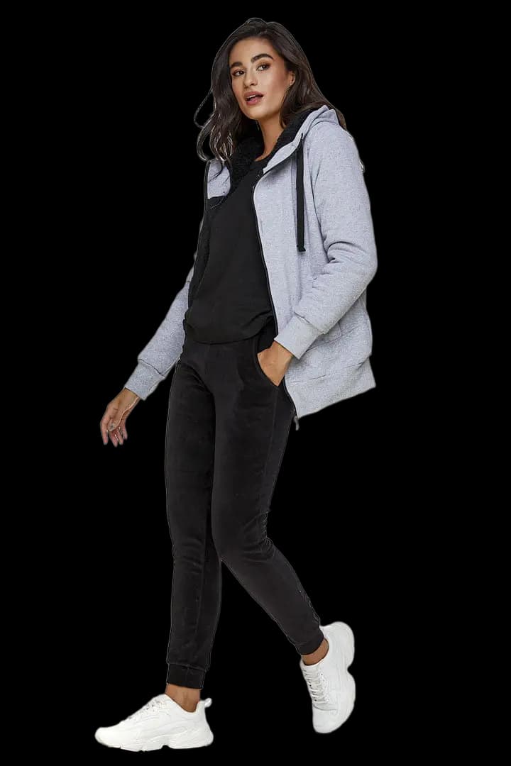 Ζακέτα UNISEX τρίκλωνη με γούνινη επένδυση #911w -  13