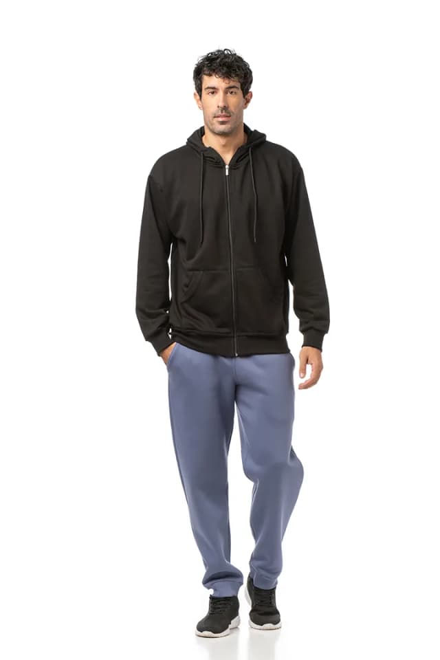 Ζακέτα τρίκλωνη αχνούδιαστη με κουκούλα  #1469