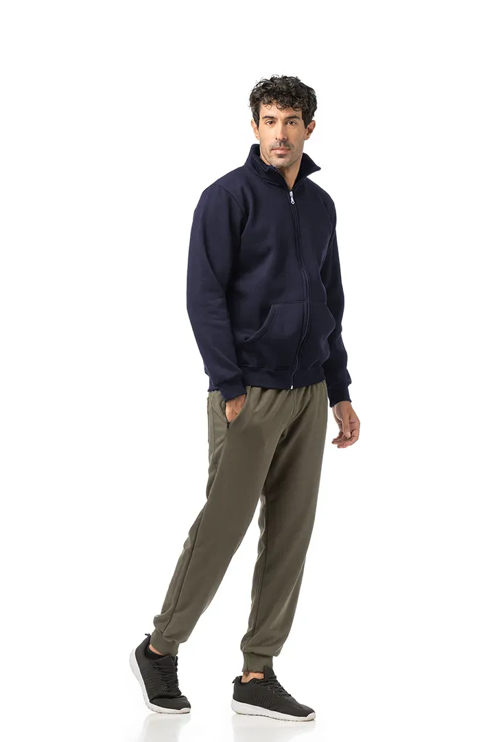 Ζακέτα UNISEX τρίκλωνη με γιακά #B005